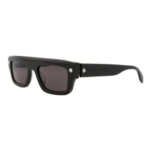 Alexander McQueen Unisex Square/Rectangle Black Black Grey Fashion Designer